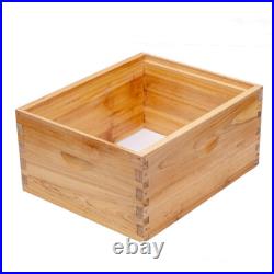100% Beeswax Beehive 10 Frame Kit Super Box and 10 Deep Frames with Foundations