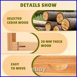 10-Frame Bee Hive Complete Beehive Kit Beeswax Coated Beehive Include Frames