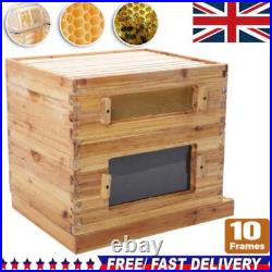 10 Frame Beehive House Honey Collection Or Wooden Food Grade Box Bee Hive Frame