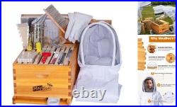 10-Frame Beehive Starter Kit, Bee Hive Kit Dipped in 100% 10Frame Hive Kit