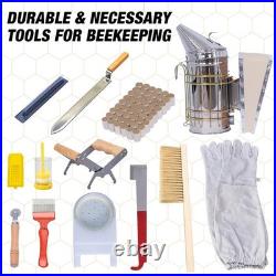 10-Frame Beehive Starter Kit, Bee Hive Kit Dipped in Beeswax, Bee Hives Boxes St