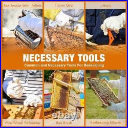 10-Frame Beehive Starter Kit, Bee Hive Kit Dipped in Beeswax, Bee Hives Boxes St