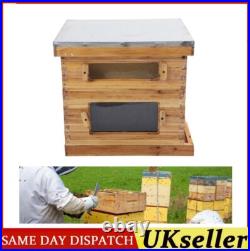 10 Frame Complete Beehive Kit Wooden Bee Hive Super Box For Beginners Pro