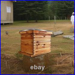 10-Frame Complete Beehive Wax Coated Bee Hives Beekeeping with Beehives Frame