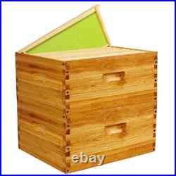 10 Frame Deep Beehive Box Langstroth Deep Brood Box 100% Dipped in Beeswax, Bee