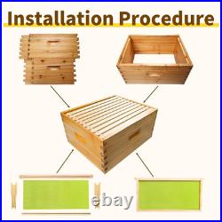 10 Frame Deep Beehive Box Langstroth Deep Brood Box 100% Dipped in Beeswax, Bee