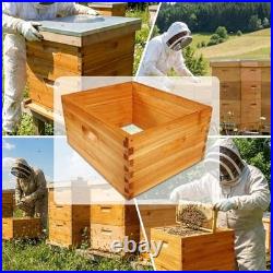 10 Frame Langstroth Bee Hive Box 2 Pack Beehive Deep Brood Box