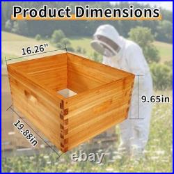 10 Frame Langstroth Bee Hive Box 2 Pack Beehive Deep Brood Box