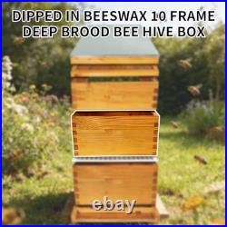 10 Frame Langstroth Bee Hive Box 2 Pack Beehive Deep Brood Box