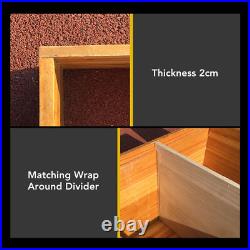 10 Frame Langstroth Beehive Wooden Bee Hive House Brood Box Beekeeper Beekeeping