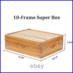 10-Frames Complete Beehive Kit, 100% Beeswax Coated Bee Hive Includes Beehive 10-Frames Complete Beehive Kit, 100% Beeswax Coated Bee Hive Includes Beehive