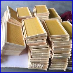 10 Pack Langstroth Beehive Frames With Foundation For Beekeeping