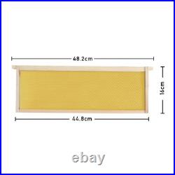 10 Pack Langstroth Beehive Frames With Foundation For Beekeeping