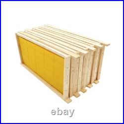 10 Pack Langstroth Beehive Frames With Foundation For Beekeeping