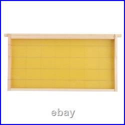 10 Pack Langstroth Beehive Frames With Foundation For Beekeeping