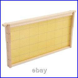 10 Pack Langstroth Beehive Frames With Foundation For Beekeeping