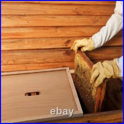 10 Pcs Beehive Inner Cover for 10 Frame Hive Box Cover with Feeding