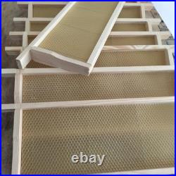 10pcs Assembled BS National Super Bee Hive Frames with Foundation, Hoffman style