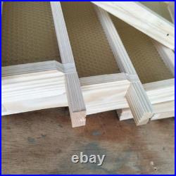 10pcs Assembled BS National Super Bee Hive Frames with Foundation, Hoffman style