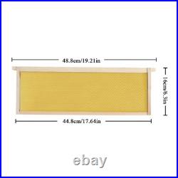 10pcs Assembled BS National Super Bee Hive Frames with Foundation, Hoffman style