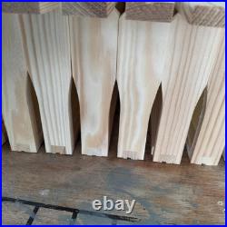 10pcs Assembled BS National Super Bee Hive Frames with Foundation, Hoffman style