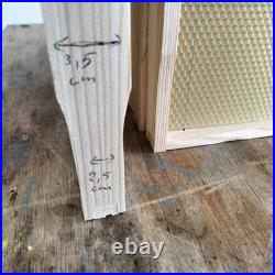 10pcs Assembled BS National Super Bee Hive Frames with Foundation, Hoffman style