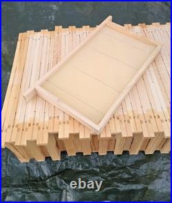 10pcs Assembled National Brood Bee Hive Frames, Super Bee Hive Frames Foundation