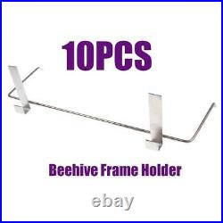 10xBeekeeping Stainless Steel Beehive Frame Holder Beehive Rack Lift Support
