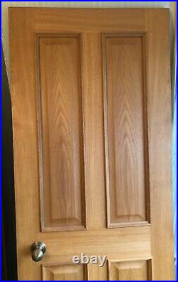 11 x Internal Oak Regency 4 Panels Raised Mouldings Doors & Brass Beehive Knobs