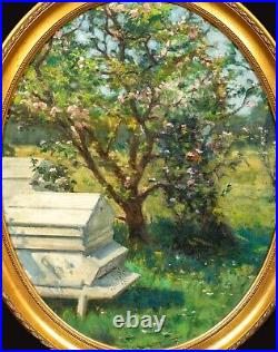 19th Century St Ives Impressionist Bee Hive Apiary William Banks FORTESCUE