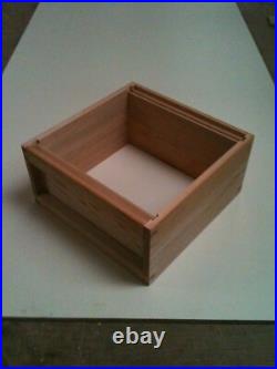 1 National bee hive brood box assembled