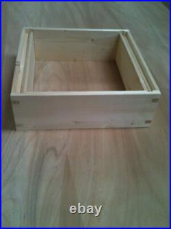 1 National bee hive brood box assembled