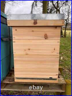 1 X National Bee Hive With Frames And Wired Wax Foundation Flat Pack