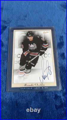 2005/06 Bee Hive Hockey 5×7 PhotoGraphs ALEX ALEXANDER OVECHKIN Rookie Autograph