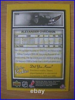 2005-06 Upper Deck Bee Hive Rookie RC #102 Alex Ovechkin Washington Capitals