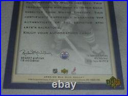 2005-2006 Beehive Jumbo Signed Wayne Gretzky Hockey Card Pg-wg Rare Ud Uda NHL