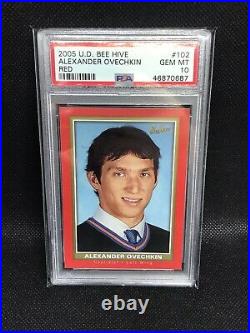 2005 ALEXANDER OVECHKIN Rookie PSA 10 Gem Mint UD BEE HIVE RED #102 RC Low Pop