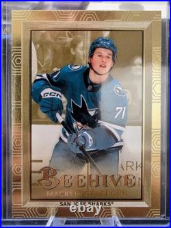 2024-25 Extended Rookie Bee Hive X2 Gold And Silver Both Cards Macklin Celebrini