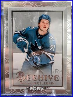 2024-25 Extended Rookie Bee Hive X2 Gold And Silver Both Cards Macklin Celebrini