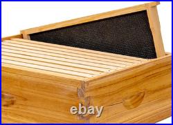 20 Pack Bee Frames with Pure Beeswax Foundation for Beekeeping Success