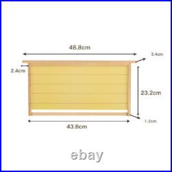 20 Pack Bee hive Frames and Wax Foundations for Deep Brood Bee Hives with Frames