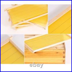 20 Pack Bee hive Frames and Wax Foundations for Deep Brood Bee Hives with Frames