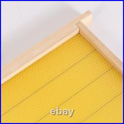 20 Pack Bee hive Frames and Wax Foundations for Deep Brood Bee Hives with Frames