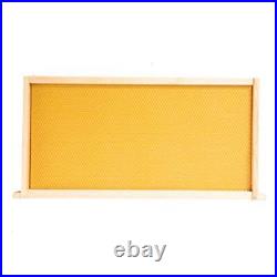 20-Pack Beehive Frames Bee Hive Frame with Waxed Foundation Sheet Unassembled Be