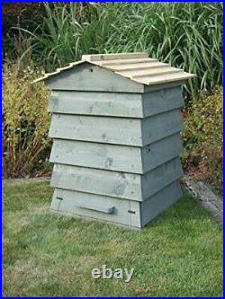250L Beehive Wooden Unstackable Compost Bin Painted'Willow