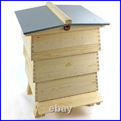 2NDS Decorative Beehive Garden Ornament Storage Imitation Hive Pine 4801