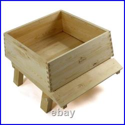 2NDS Decorative Beehive Garden Ornament Storage Imitation Hive Pine 4801