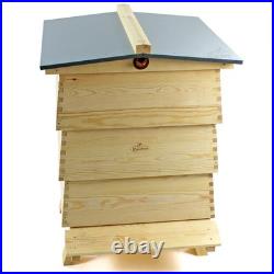 2NDS Decorative Beehive Garden Ornament Storage Imitation Hive Pine 4801