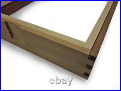 2NDS Langstroth Beehive Bee Keeping Cedar 2 Super 1 Brood Flat Roof 5294