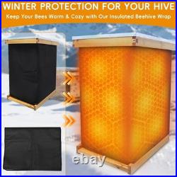 2PCS Winter Bee Hive Wrap for 10 Frame Hives, Beehive Wrap Beekeeping Supplies